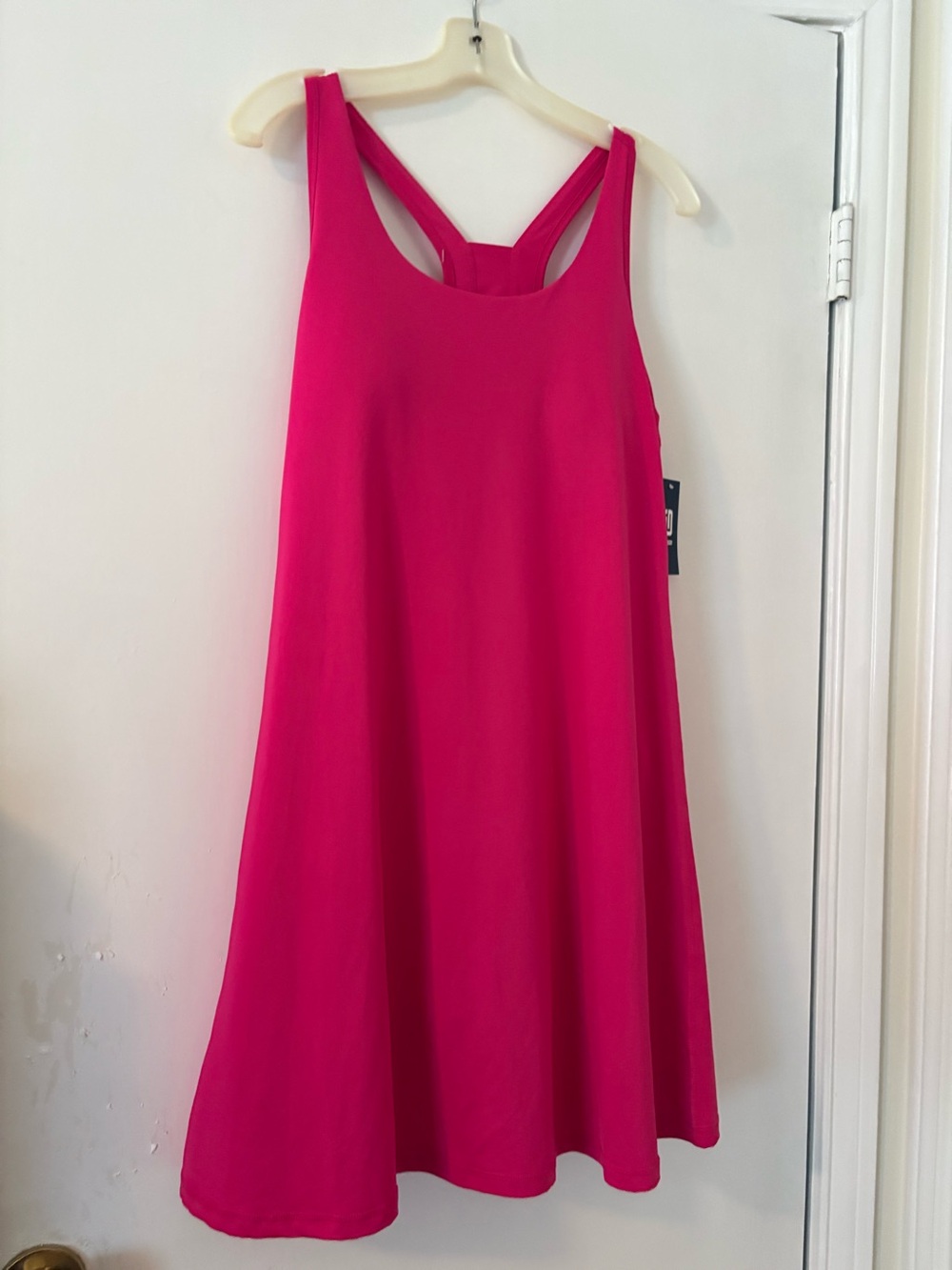 NWT Ideology Vibrant Pink Sleeveless Dress sz Large